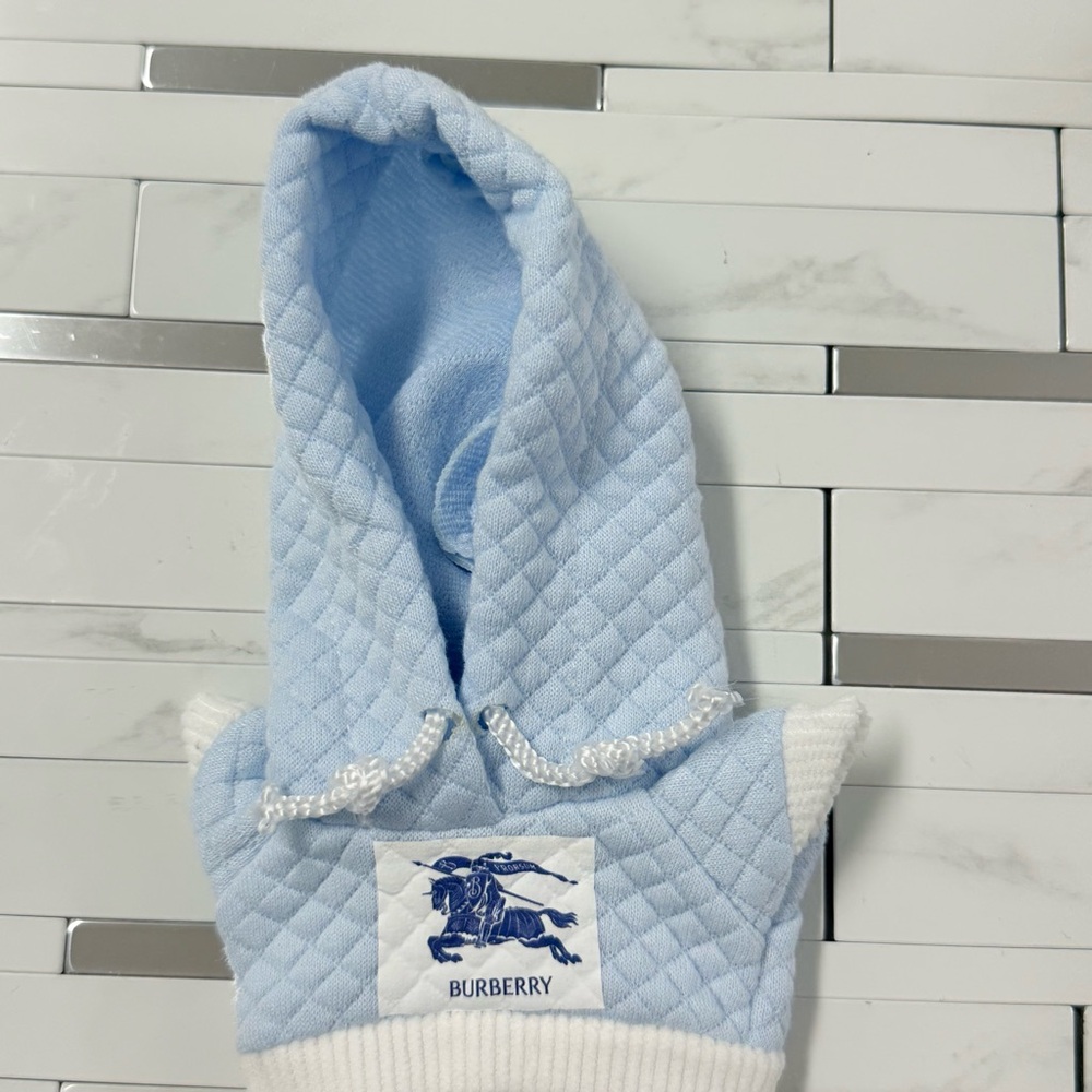Labubu clothes light blue hoodie for Pop marts Labubu doll
